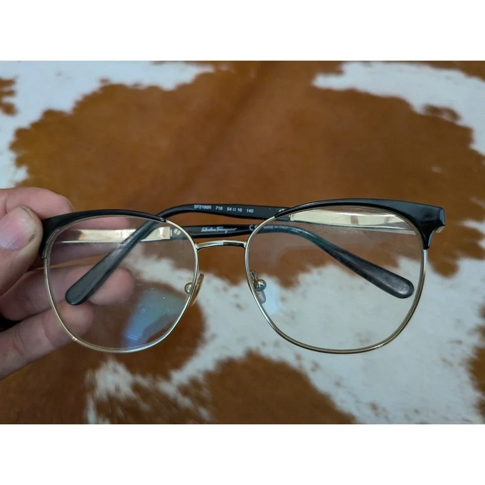 Salvatore Ferragamo SF2166R-718 Eyeglasess Sparkling Black Frames Only 54-16-140